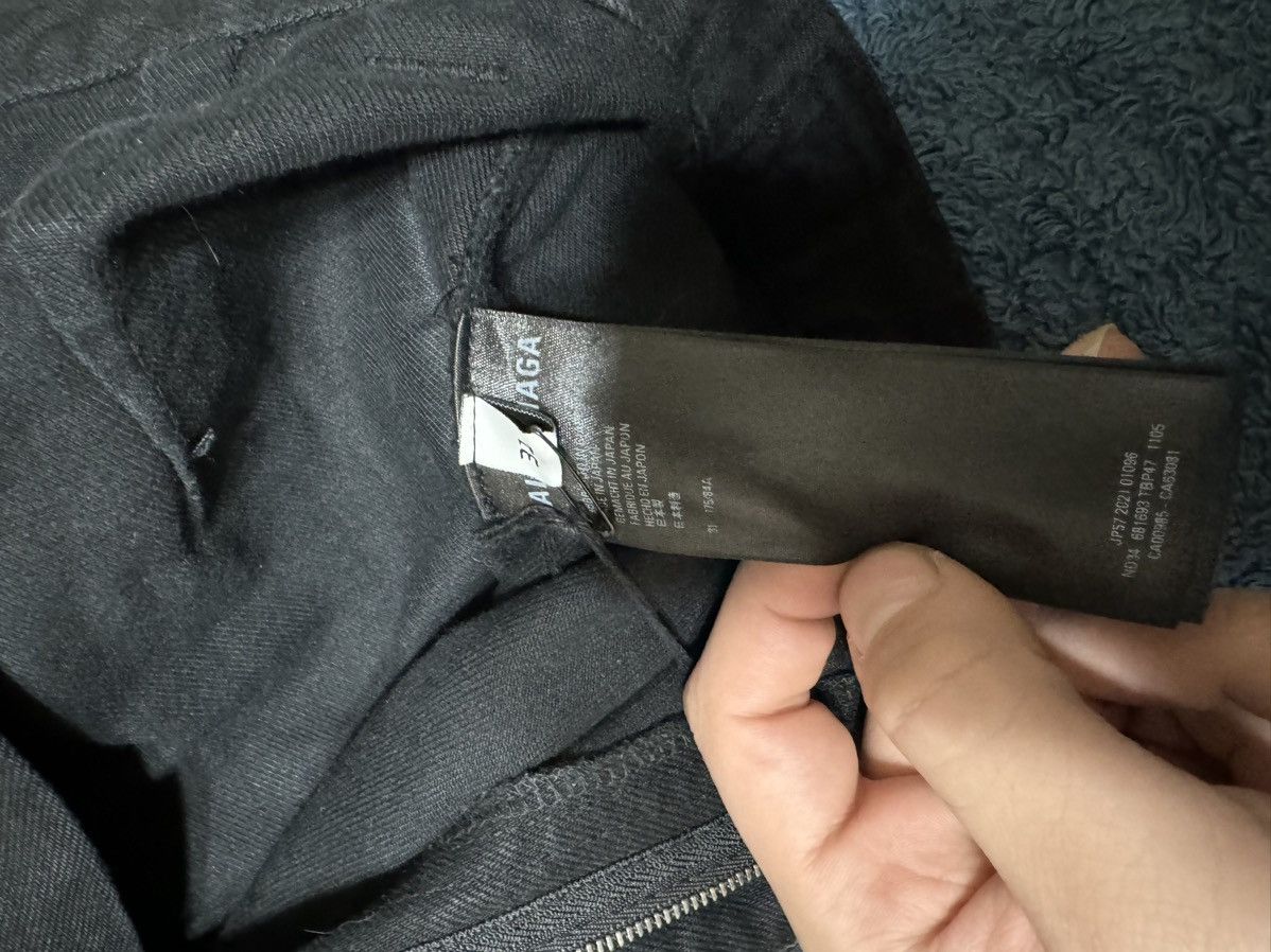 Balenciaga Balenciaga SS22 Black Raver Jeans Size US 31 - 6 Thumbnail