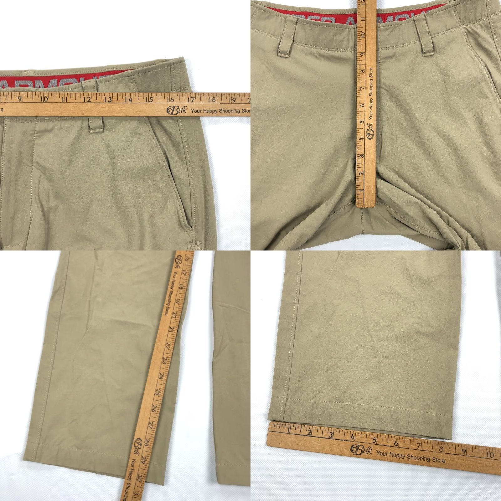 Under Armour Under Armour Mens Pants 34x30 Loose Fit Performance Khaki Golf Casual Size US 34 / EU 50 - 8 Thumbnail
