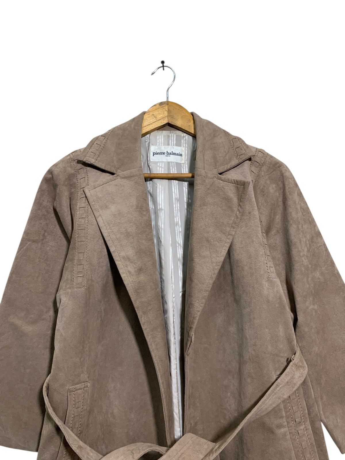 Balmain × Pierre Balmain 🔥PIERRE BALMAIN MOLESKIN ROBE STYLE Size US M / EU 48-50 / 2 - 5 Thumbnail