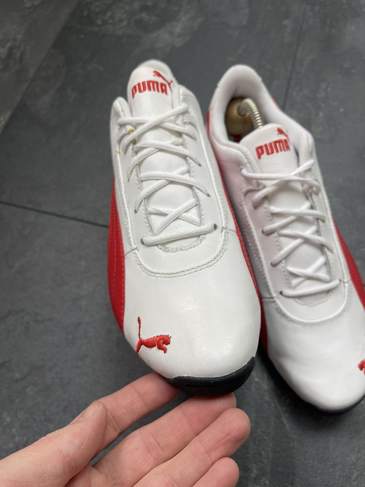 Ferrari × Puma × Vintage Vintage Puma Speedcat Ferrari Racing Suede Y2K Sneakers Size US 5.5 / EU 38 - 6 Thumbnail