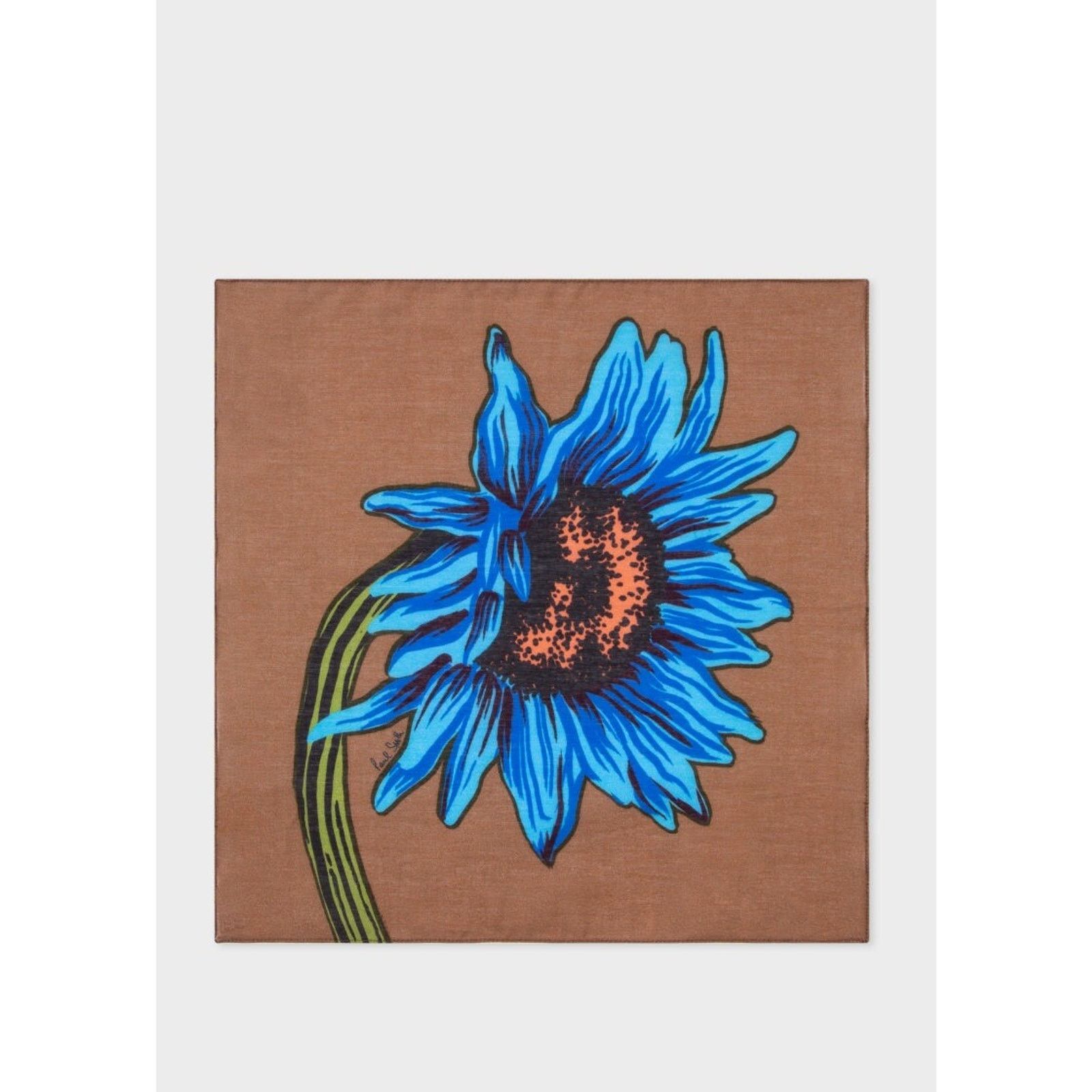Paul Smith NWT Paul Smith Sunflower Pocket Square Made in Italy. Size ONE SIZE - 1 Thumbnail