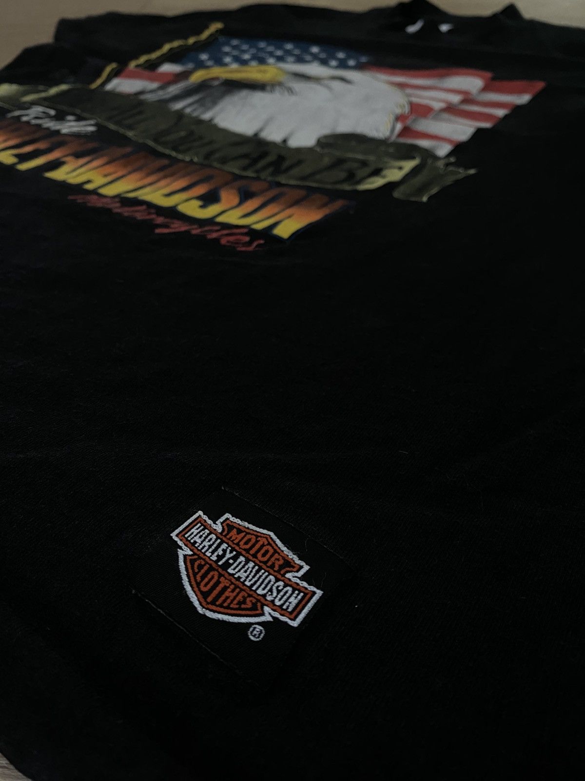 Harley Davidson Vintage 1990 Harley-Davidson "Be All You Can Be" T-Shirt Size US L / EU 52-54 / 3 - 4 Thumbnail