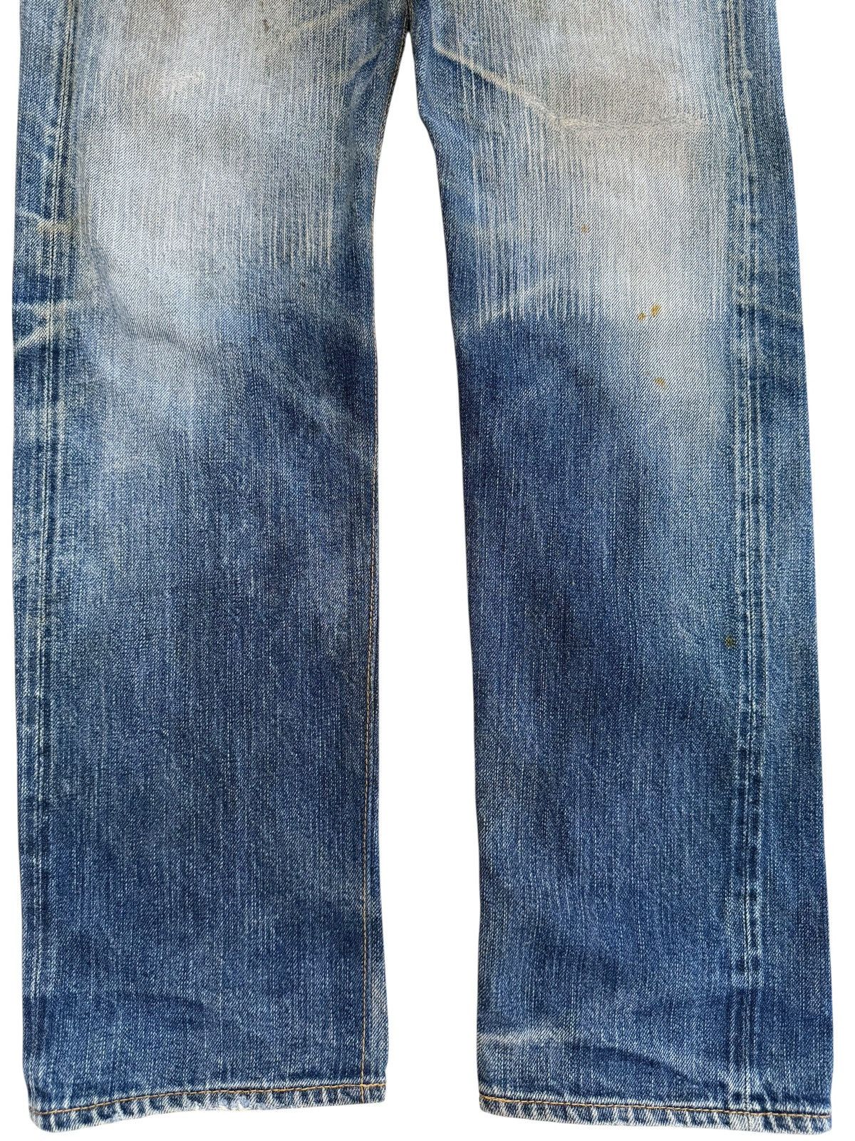 Sugar Cane Sugar Cane 90’s Blue Wash Whiskers Style Denim Jeans Size US 30 / EU 46 - 3 Thumbnail