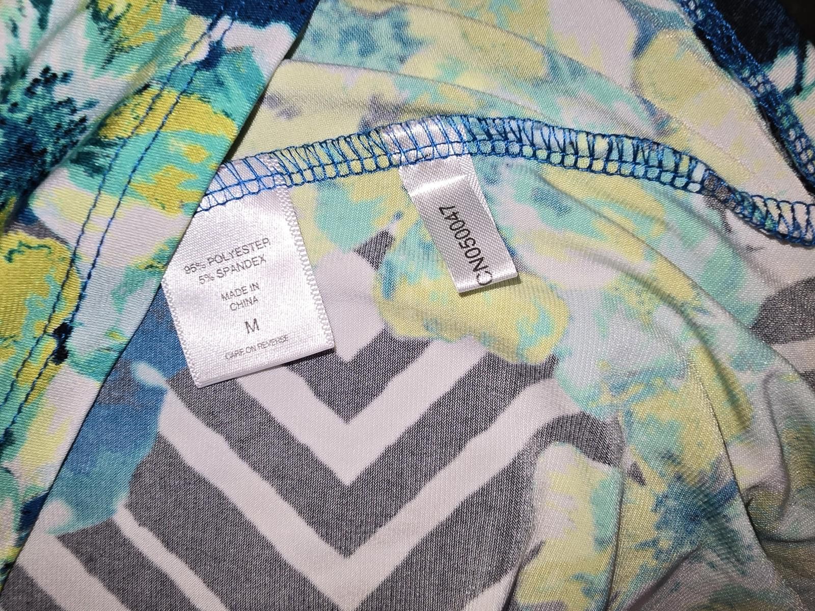 Designer New York & Company Women's Colorful Maxi Dress - Medium Size M / US 6-8 / IT 42-44 - 3 Thumbnail