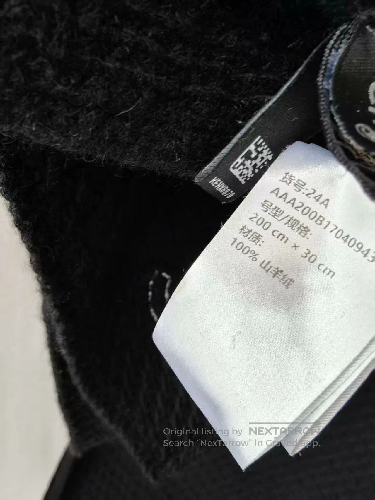 Chanel Chanel Cashmere Scarf. Size ONE SIZE - 3 Thumbnail