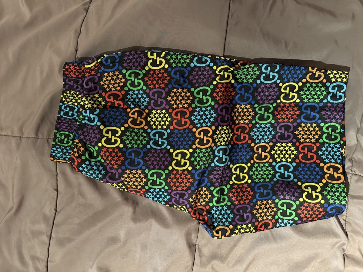 Gucci Gucci GG Psychedelic Men’s Swim Trunks Size US 31 - 2 Thumbnail