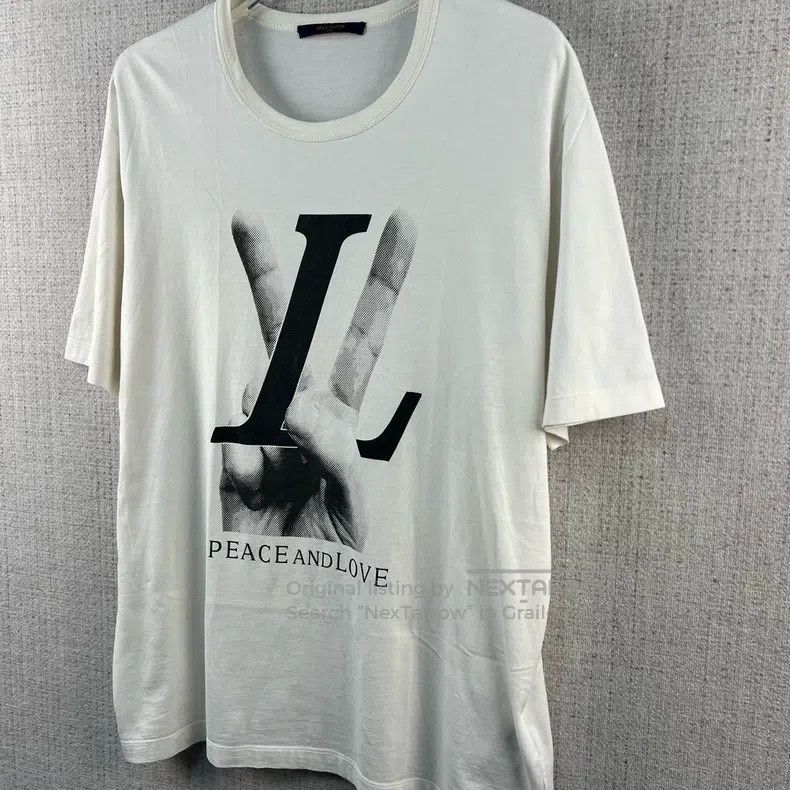 Louis Vuitton Louis Vuitton Gesture printed crew neck short sleeves Size US XL / EU 56 / 4 - 3 Thumbnail