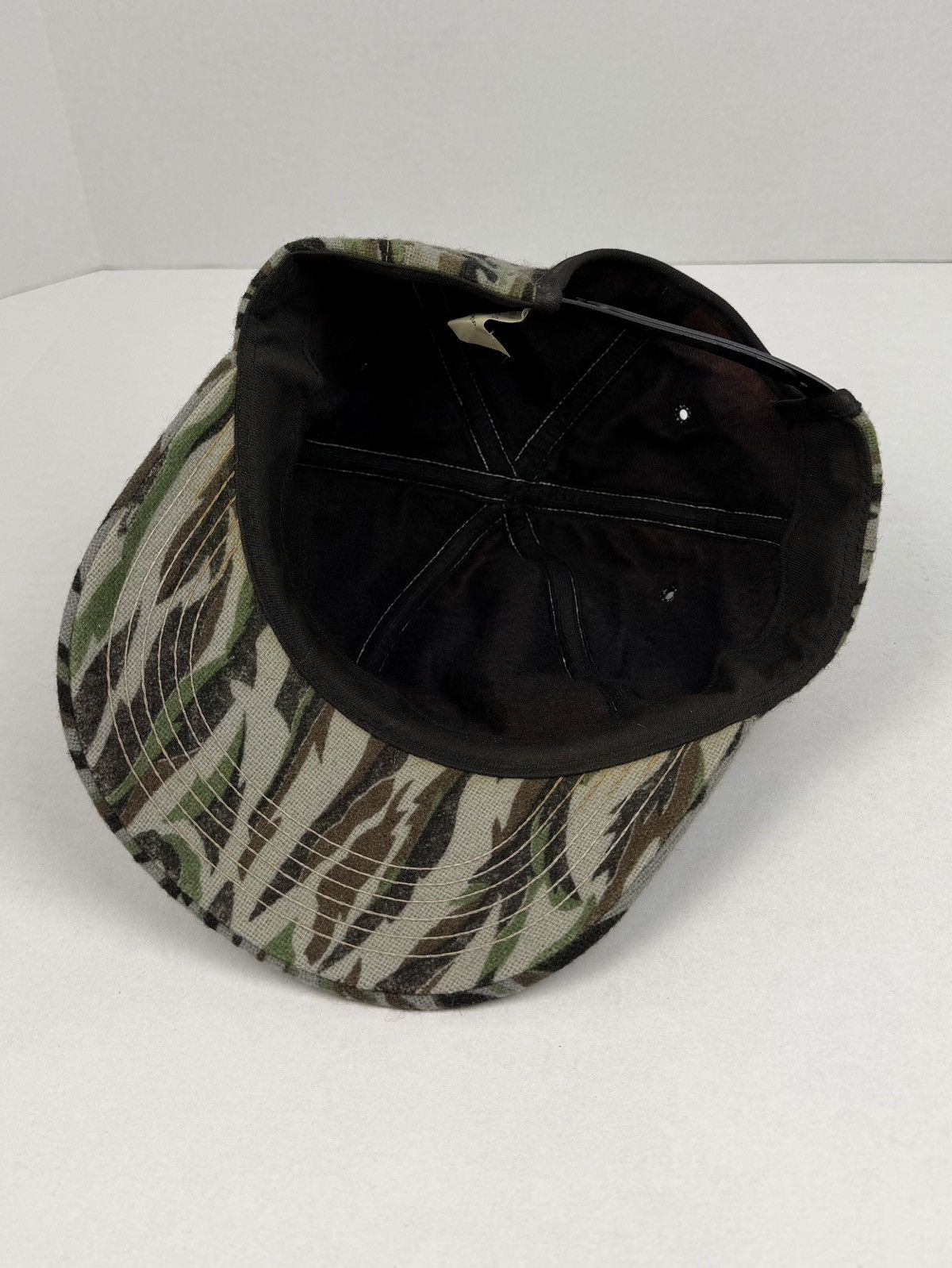 Woolrich Woolen Mills Vintage Woolrich Wool Camo SnapBack Hat K-Products Tree Bark Size ONE SIZE - 6 Thumbnail