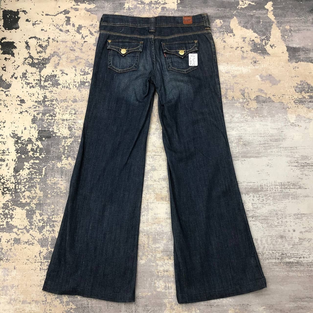 Levi's P123 LEVI'S LADY STYLE FLARED DENIM Size 30" / US 8 / IT 44 - 2 Thumbnail