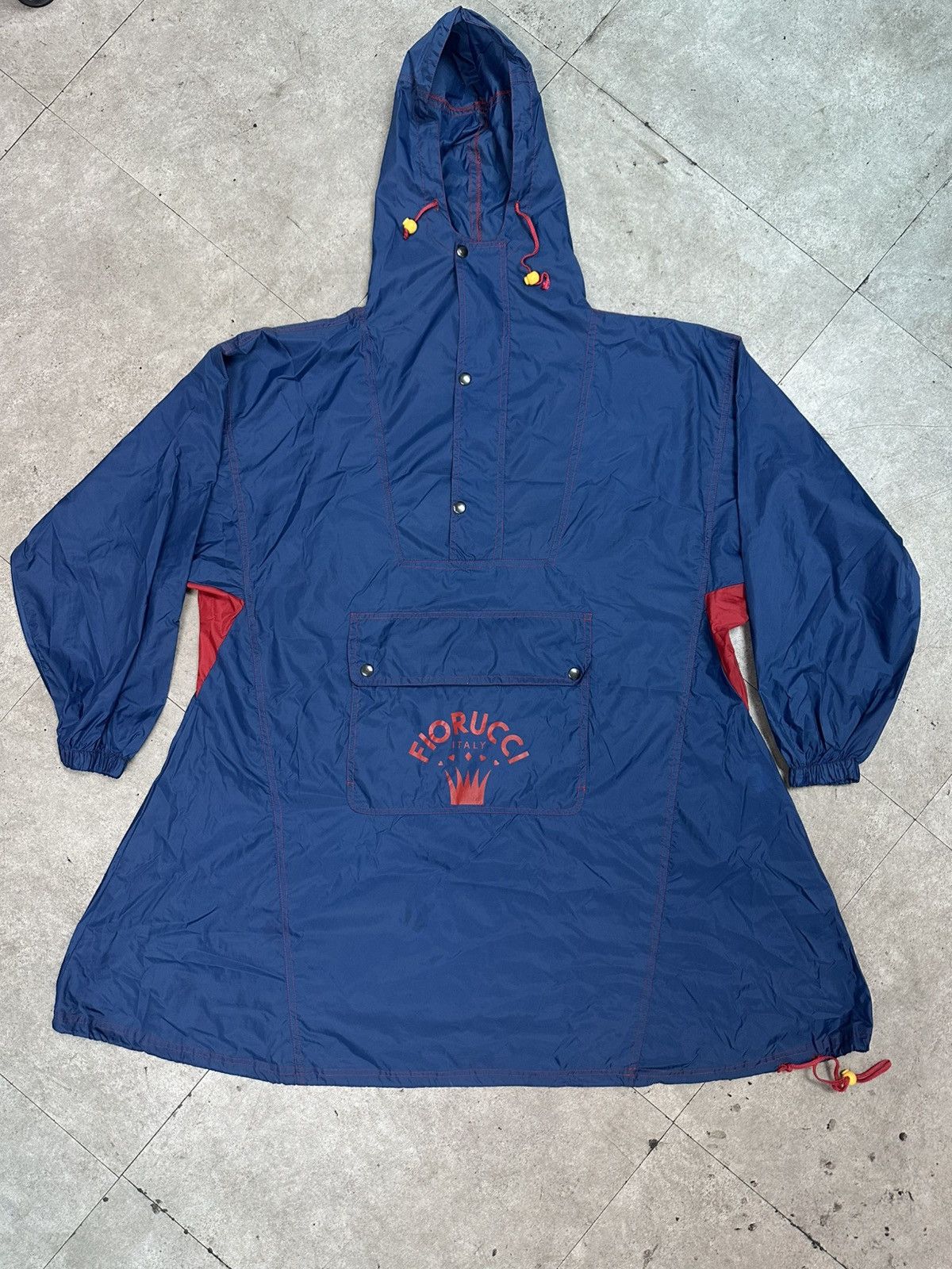 Fiorucci Fiorucci Italy Windbreaker Anorak Jacket Size US M / EU 48-50 / 2 - 1 Thumbnail