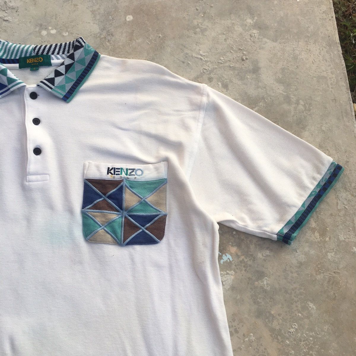 Japanese Brand × Kenzo Vintage KENZO GOLF Polo Shirt Size US L / EU 52-54 / 3 - 5 Thumbnail