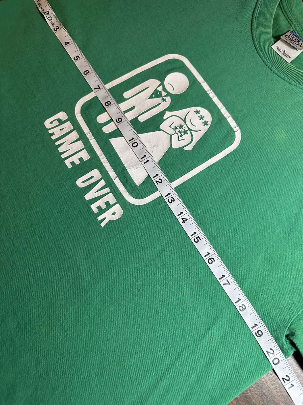 Vintage Faded Vintage Game Over T Shirt Humor Skate Large Size US L / EU 52-54 / 3 - 6 Thumbnail