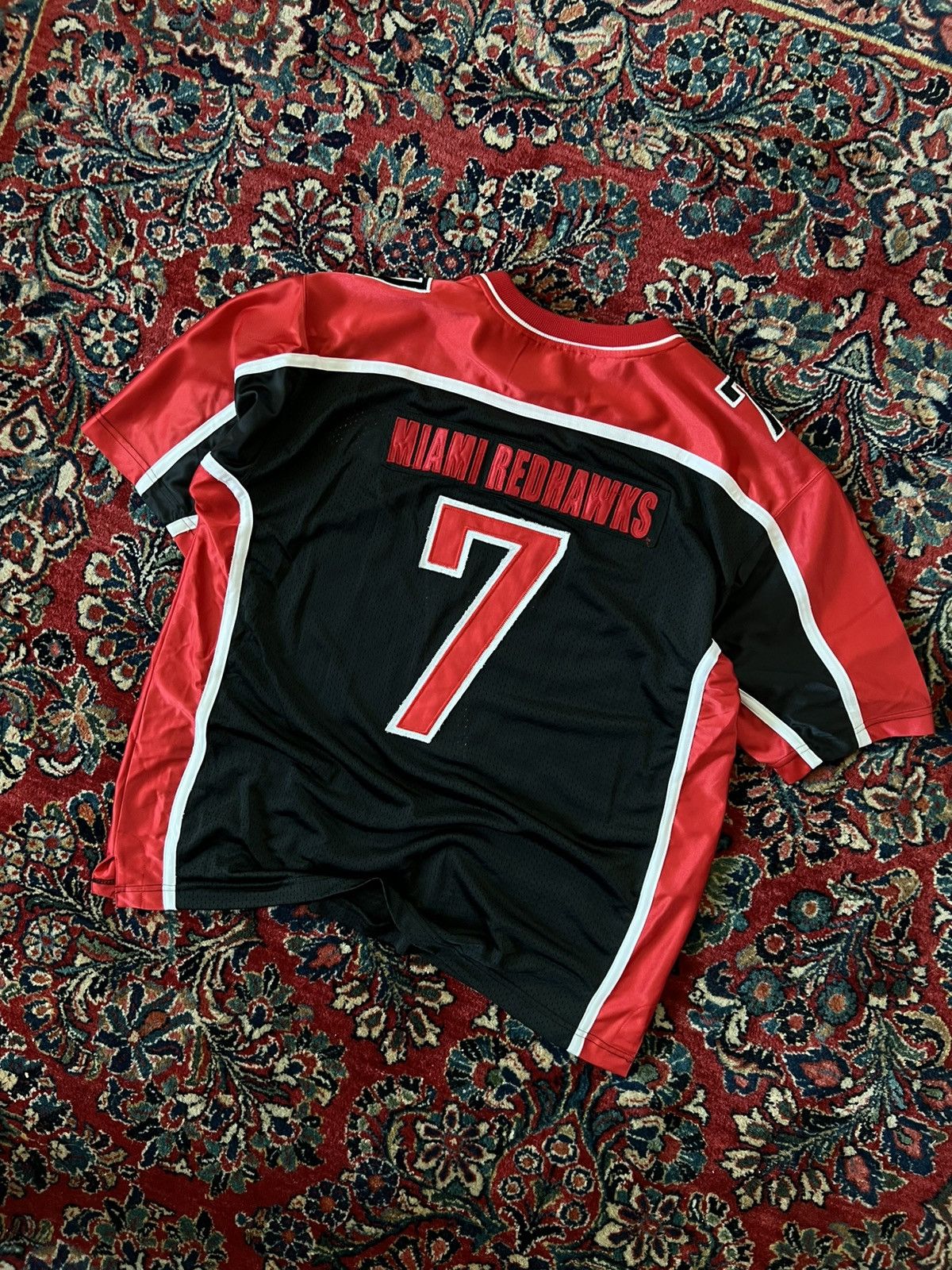 Nike Vintage NCAA Miami Ohio Red Hawks Football Jersey Size US L / EU 52-54 / 3 - 2 Thumbnail