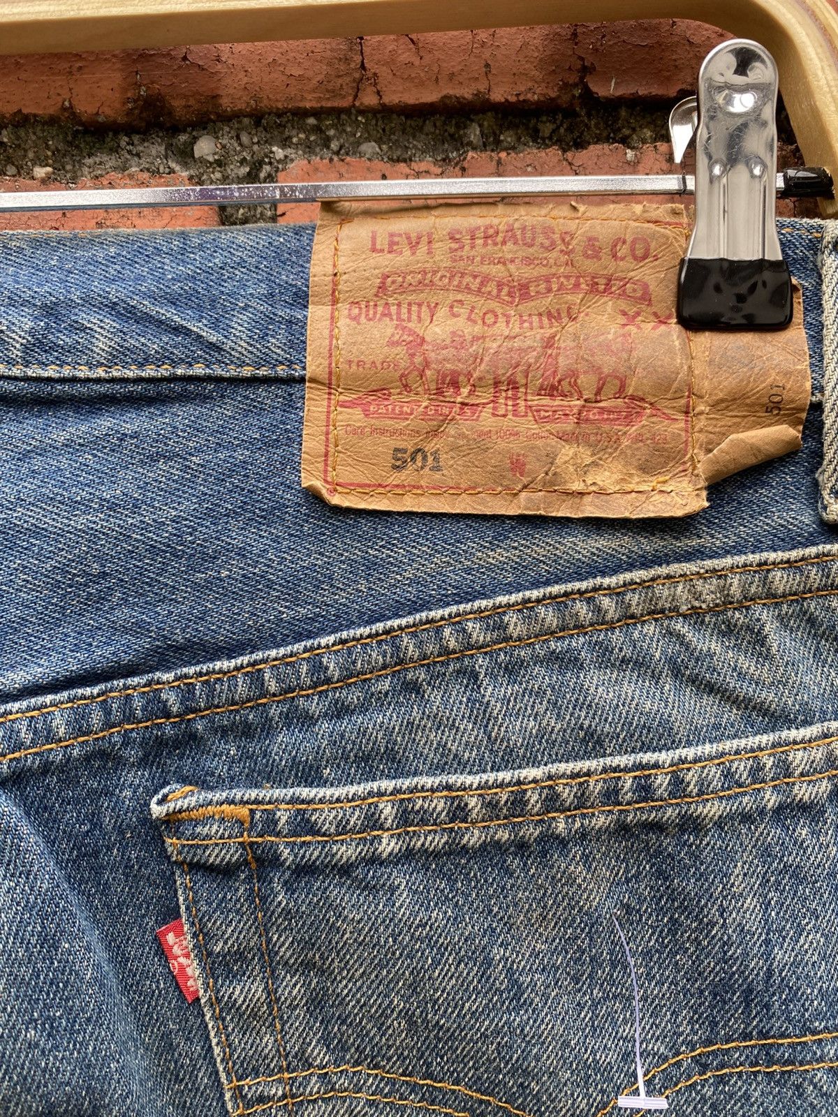 Levi's Vintage Clothing W30x33 Vintage levi's 501 made in USA Size US 30 / EU 46 - 5 Thumbnail