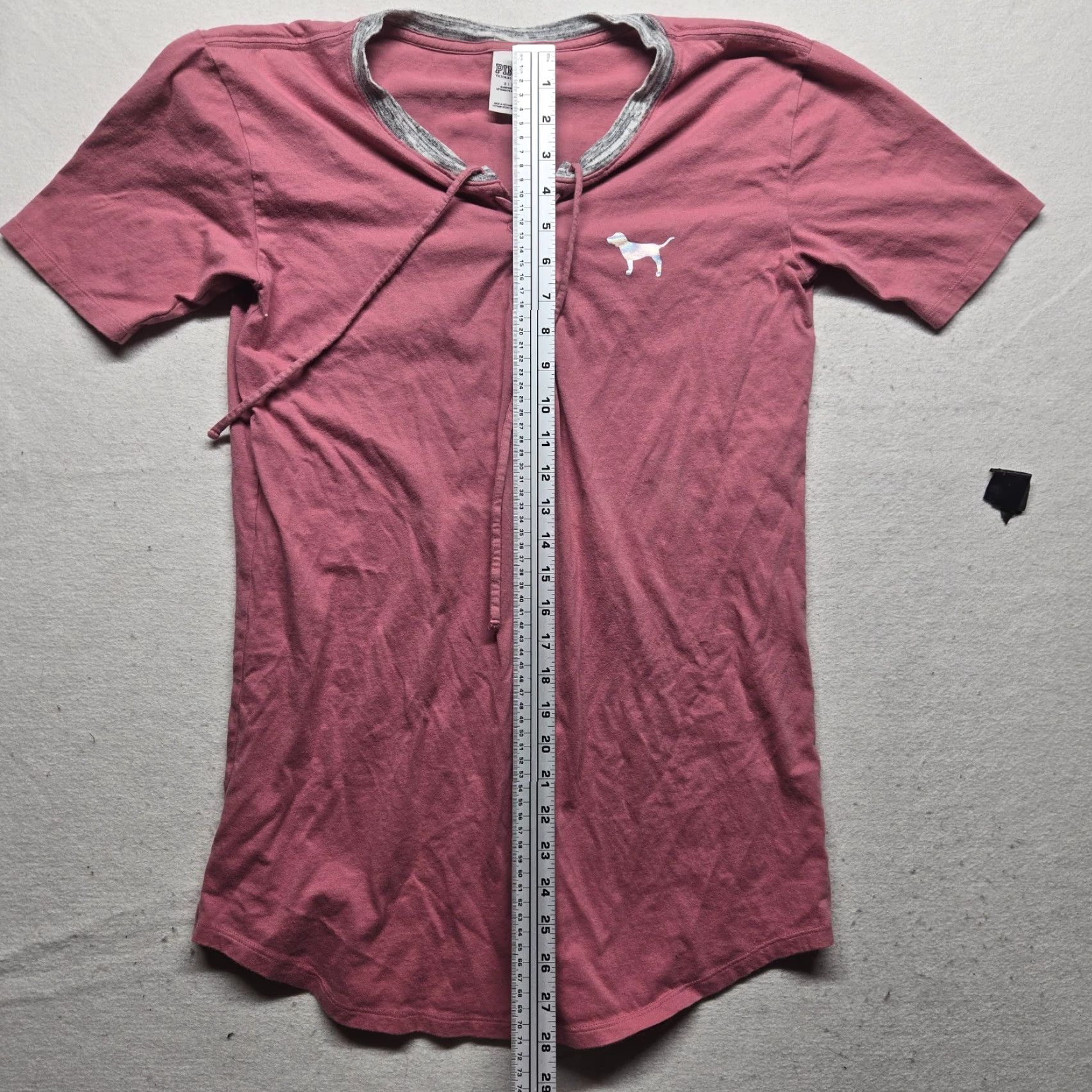 Victoria's Secret Victoria's Secret PINK "I Like You A Latte" Pink Tie Neckline Sleepshirt Women S Size S / US 4 / IT 40 - 7 Thumbnail