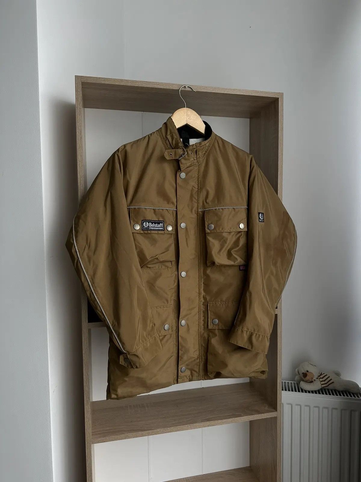 Belstaff × Vintage Vintage Belstaff Nylon Brown Motorcycle Nylon Jacket Size US M / EU 48-50 / 2 - 8 Thumbnail