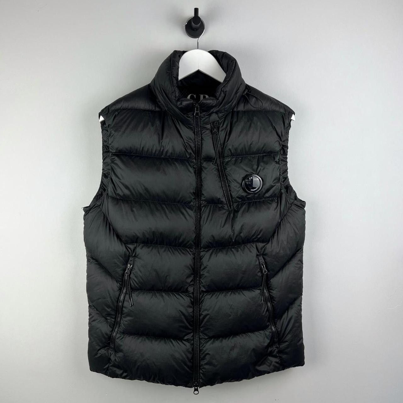 image of C P Company Cp Company Dd Shell Padded Vest / Gilet in Black, Men's (Size Medium)
