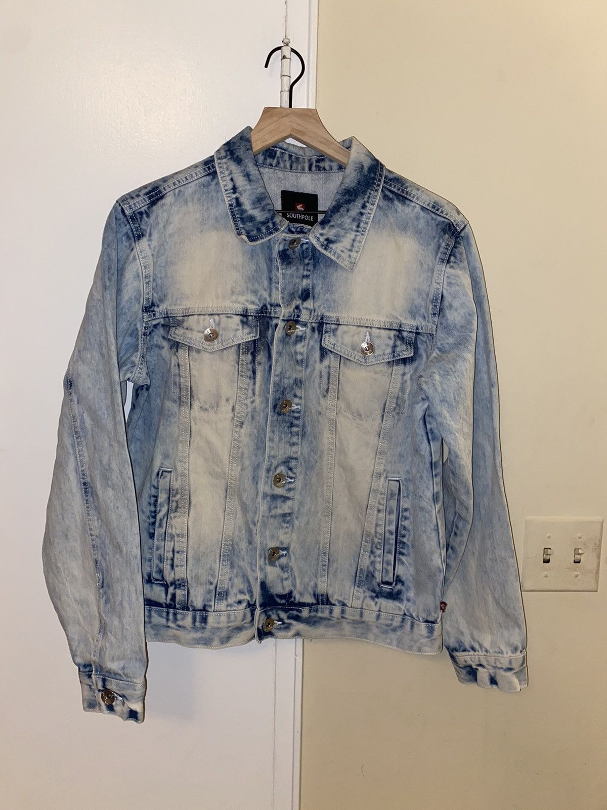 image of Southpole Denim Jacket in Blue, Men's (Size Medium)