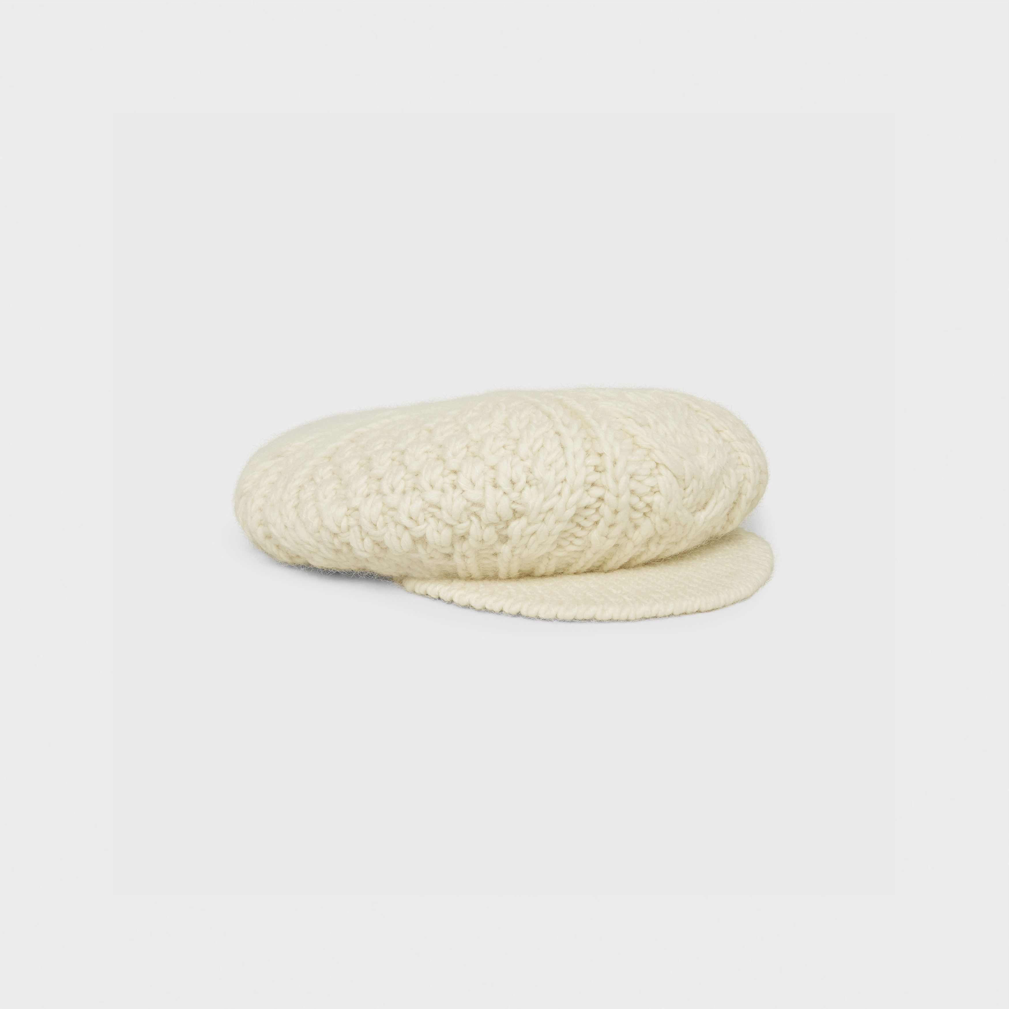 Celine beret in aran mohair wool Size ONE SIZE - 1 Thumbnail