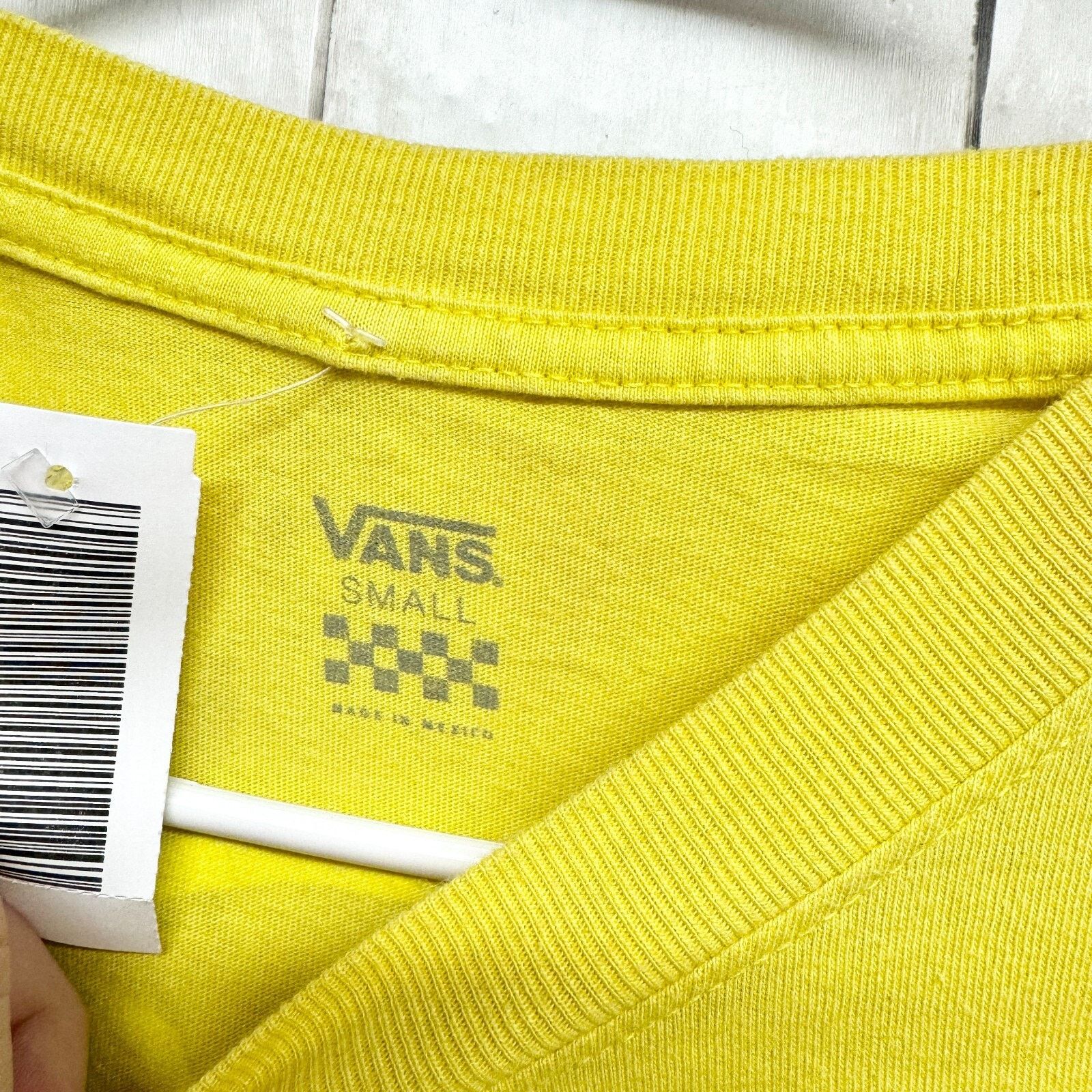 Vans VANS Top Small Cotton Crewneck Graphic Long Sleeve Yellow Size S / US 4 / IT 40 - 2 Thumbnail