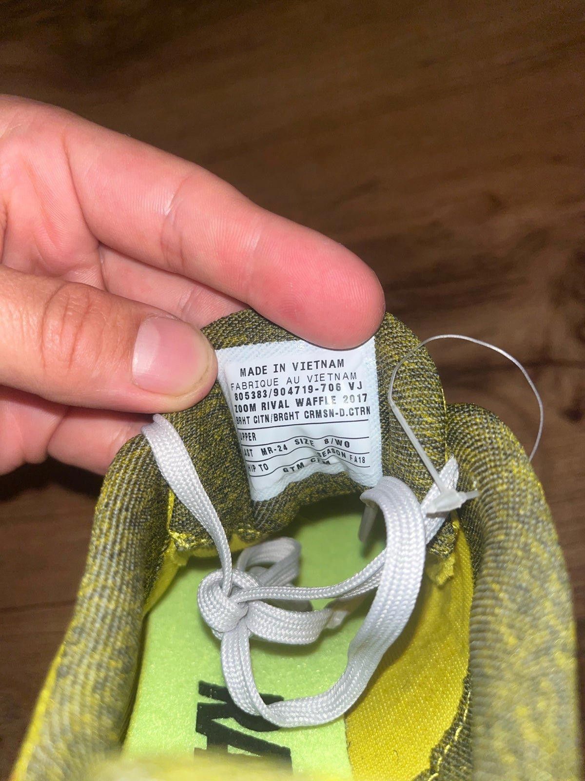 Nike Nike Zoom Rival Waffle 2017 Bright Citron Sample Size US 8 / IT 38 - 7 Thumbnail