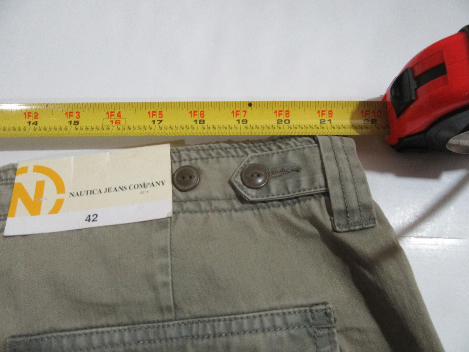 Designer Nautica Jeans Co. Mens Y2K Shorts Color 995 Size 42 NWT Size US 42 / EU 58 - 6 Thumbnail