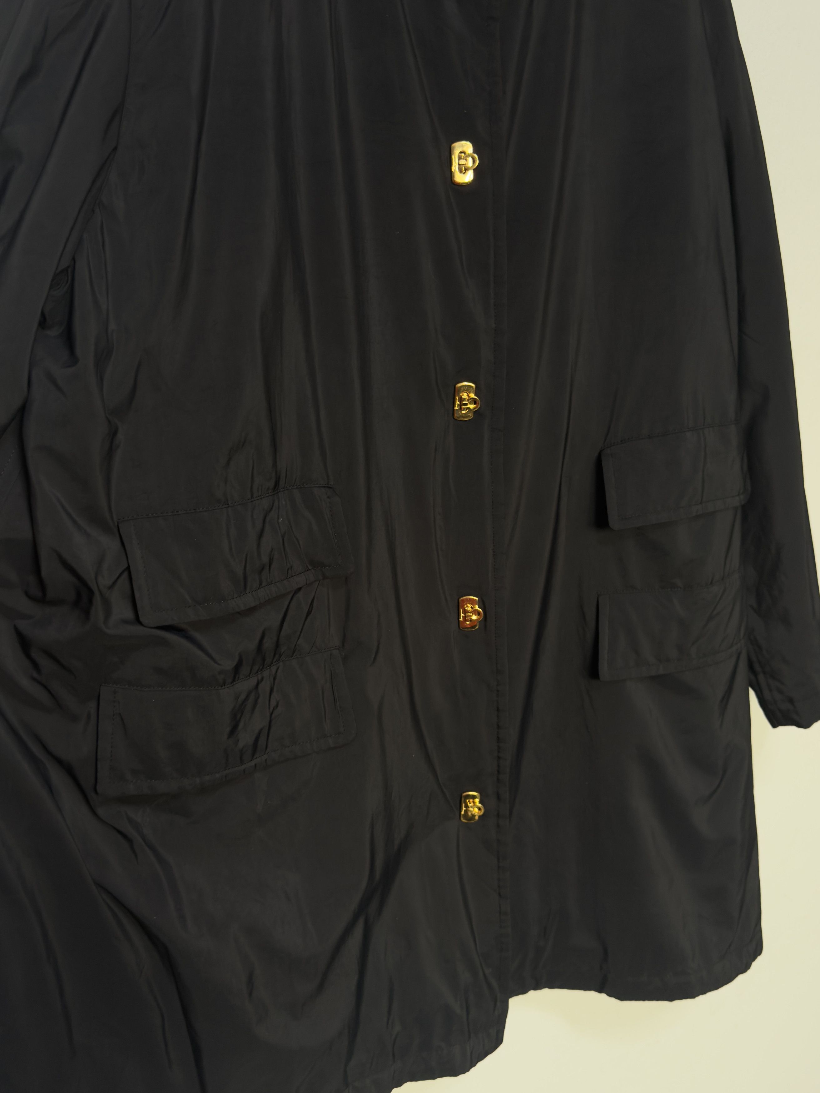 Salvatore Ferragamo 🔥 rare Salvatore Ferragamo nylon black coat jacket size L Size L / US 10 / IT 46 - 9 Thumbnail