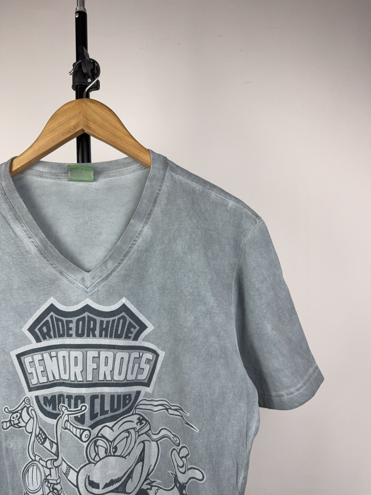 Vintage 2013 Senor Frog’s Ride Or Hide Moto Club Biker Graphic Tee Size US L / EU 52-54 / 3 - 2 Thumbnail