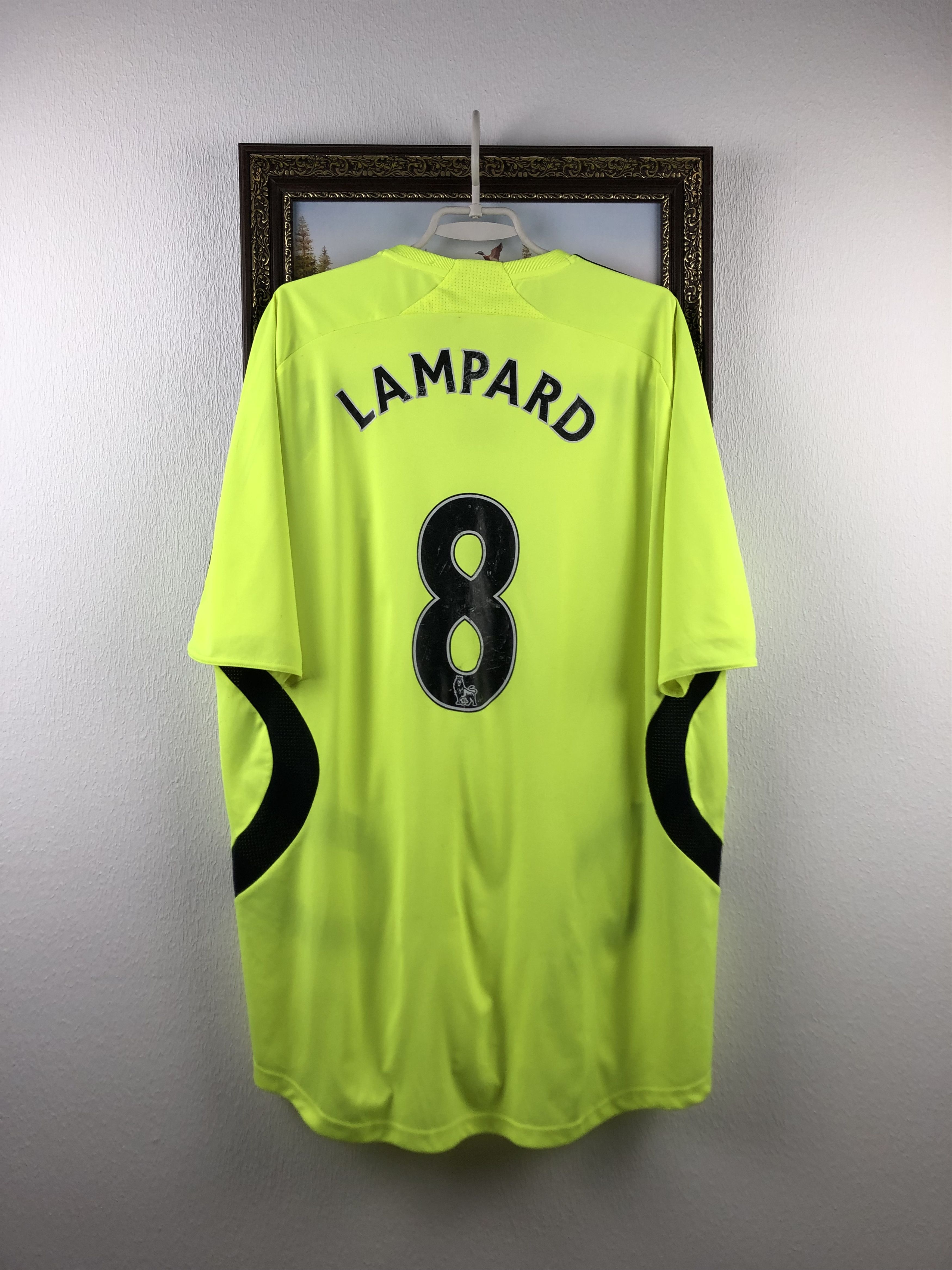 Adidas Chelsea football shirt 2007 Soccer #8 Lampard Adidas Jersey Size US XXL / EU 58 / 5 - 1 Thumbnail
