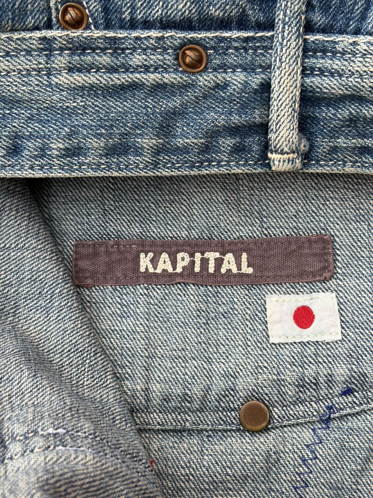 Kapital Archive 00s Kapital Kiro Hirata Patchwork Boro Flared Jeans Size US 32 / EU 48 - 16 Thumbnail