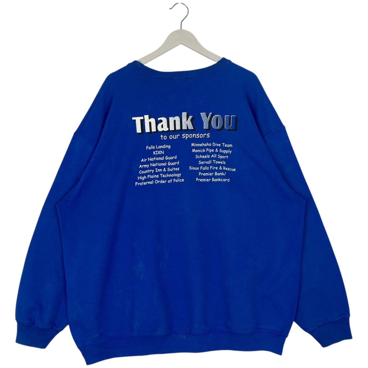 Other Vintage Polar Plunge Sweatshirt Crewneck Bog Logo Blue Size US L / EU 52-54 / 3 - 6 Thumbnail