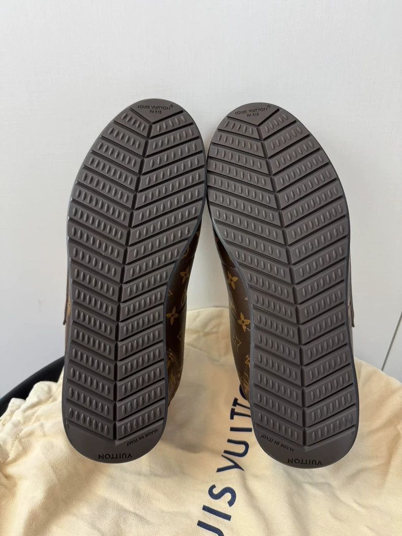 Louis Vuitton Louis Vuitton Brown Old Flower Bread Shoes Size US 11 / EU 44 - 5 Thumbnail
