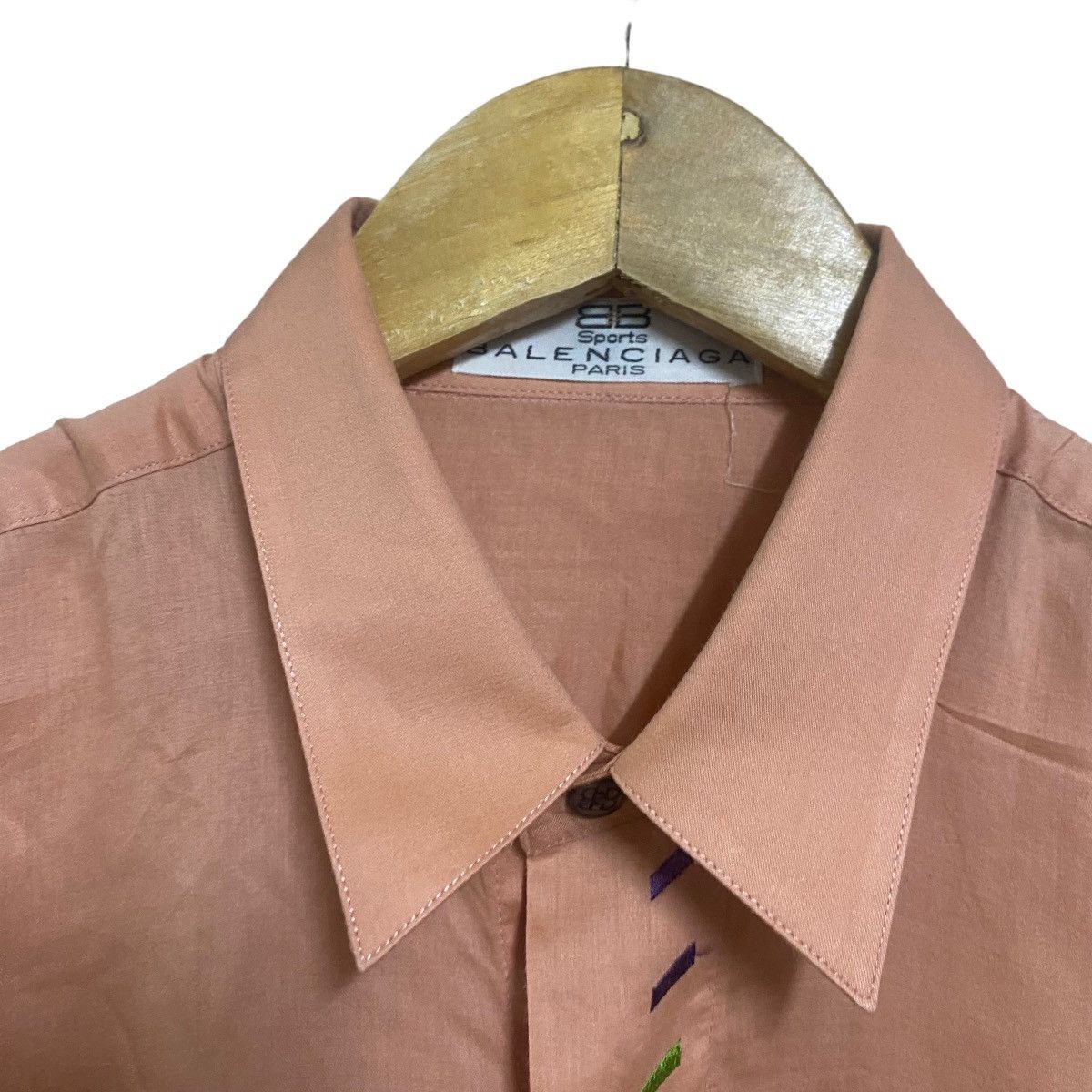 Balenciaga Vintage Balenciaga Linen Shirt Button Up Size US M / EU 48-50 / 2 - 5 Thumbnail