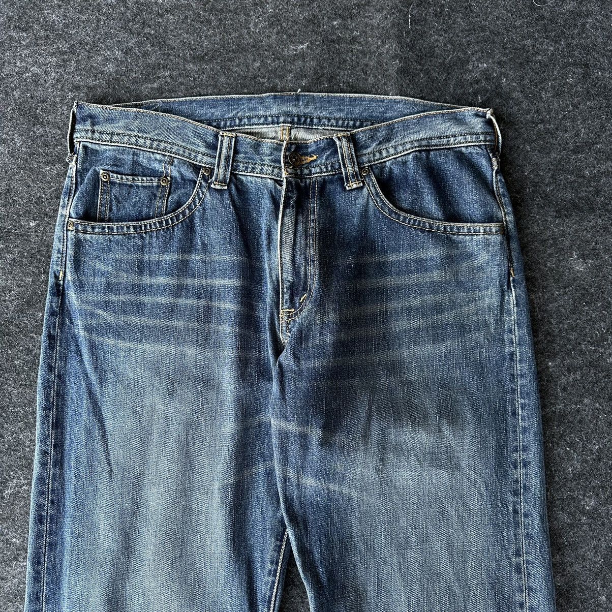 American Apparel 90s Rare Cowboy Regular Blue Washed Denim Size 36 D699 Size US 36 / EU 52 - 2 Thumbnail