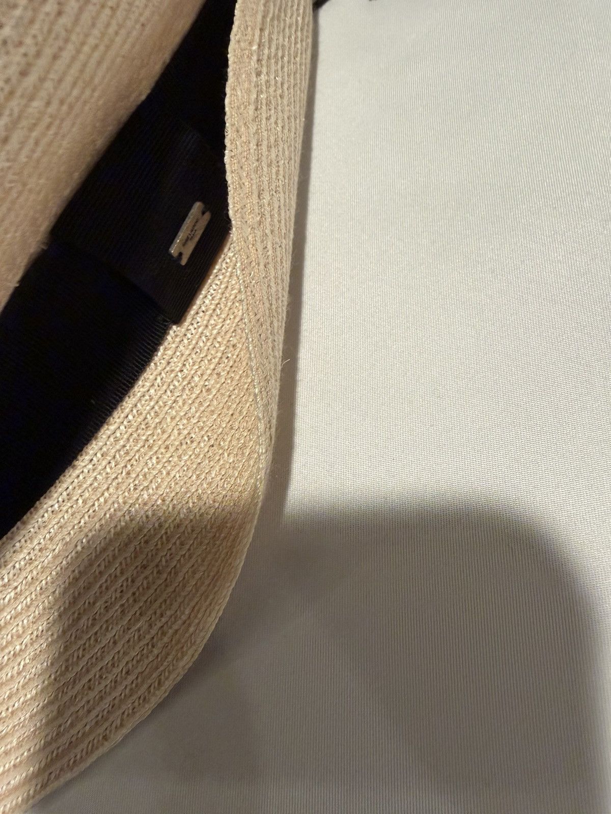 Saint Laurent Paris Saint Laurent straw hat. 60/XL. $895 Size ONE SIZE - 4 Thumbnail