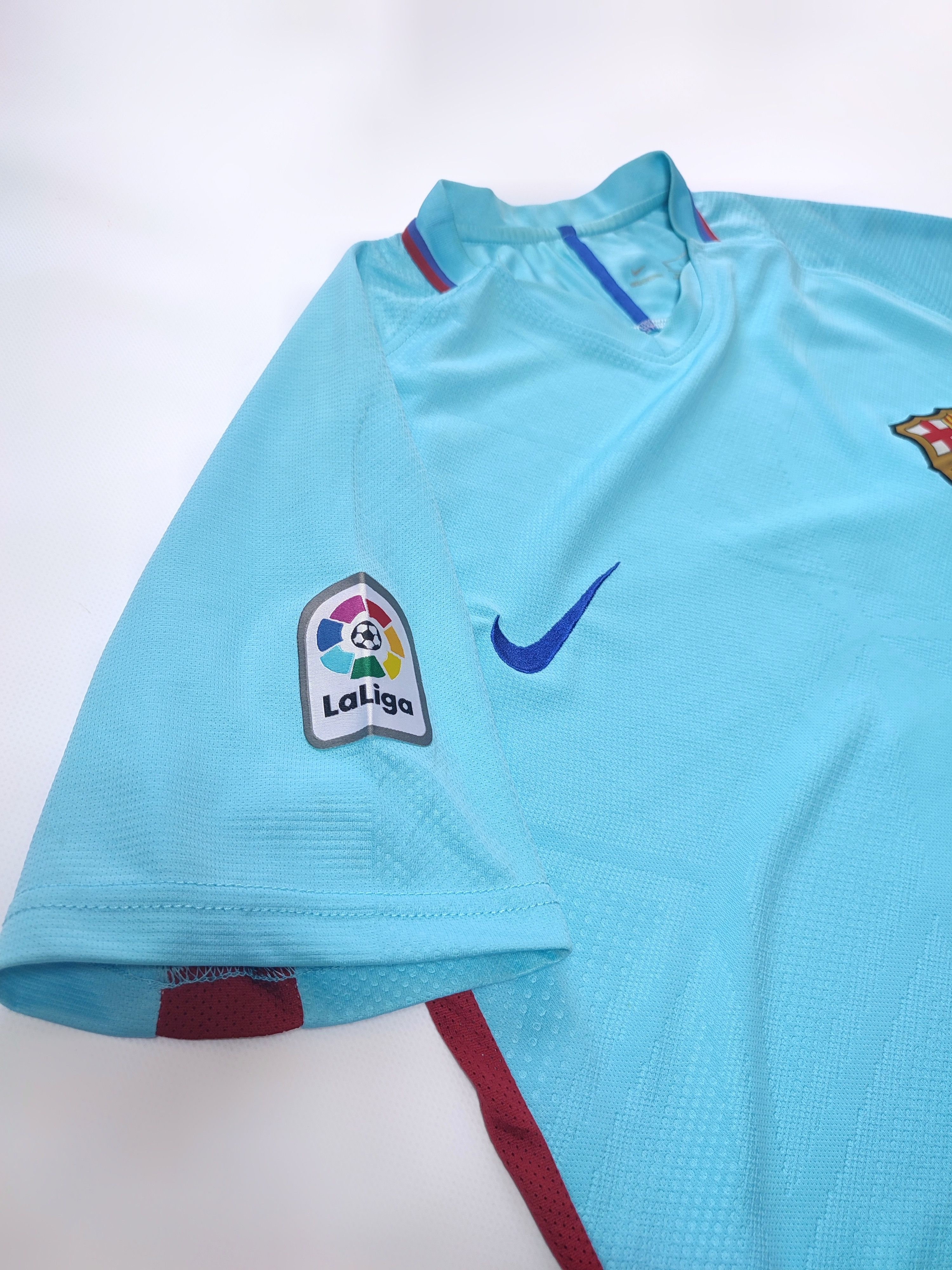 Nike Nike FC Barcelona 2010-2011 AW Jersey Light Blue UNICEF Size US L / EU 52-54 / 3 - 4 Thumbnail