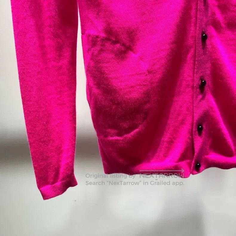 Balenciaga Balenciaga Solid color V-neck single-breasted fuzzy cardig Size XS / US 0-2 / IT 36-38 - 5 Thumbnail