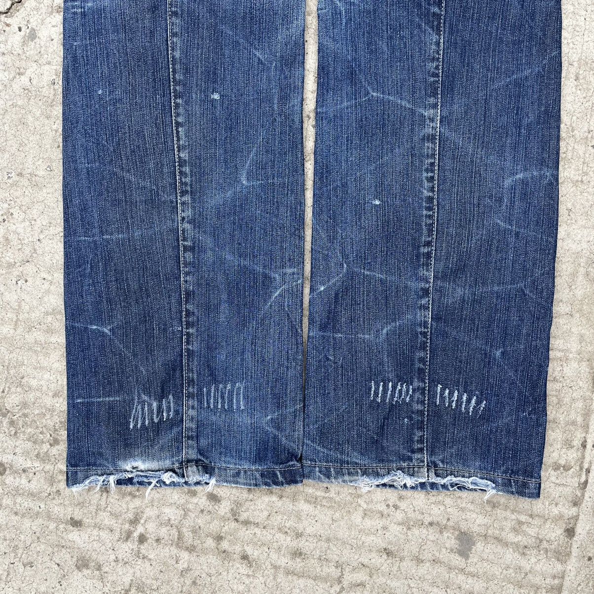 Levi's Made & Crafted Vintage Crafted Crazy Fit Women’s Flared Jeans Y2K Punk Rave Size 28" / US 6 / IT 42 - 10 Thumbnail