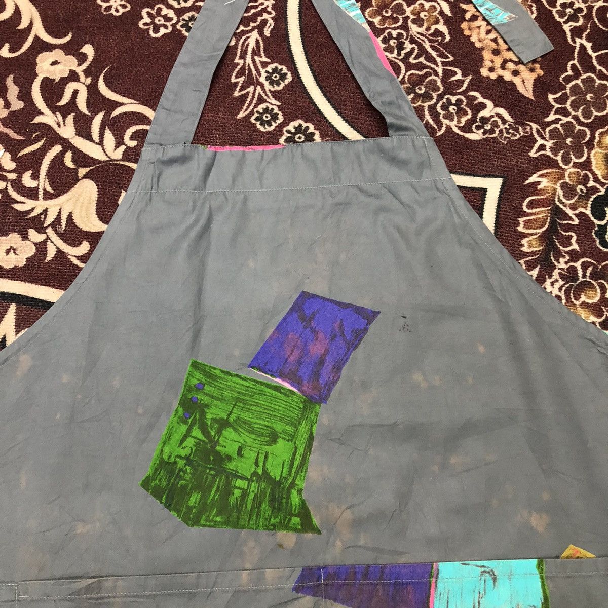 Issey Miyake Vintage Issey Miyake IM Design Studio Art Abstract Apron Size ONE SIZE - 3 Thumbnail