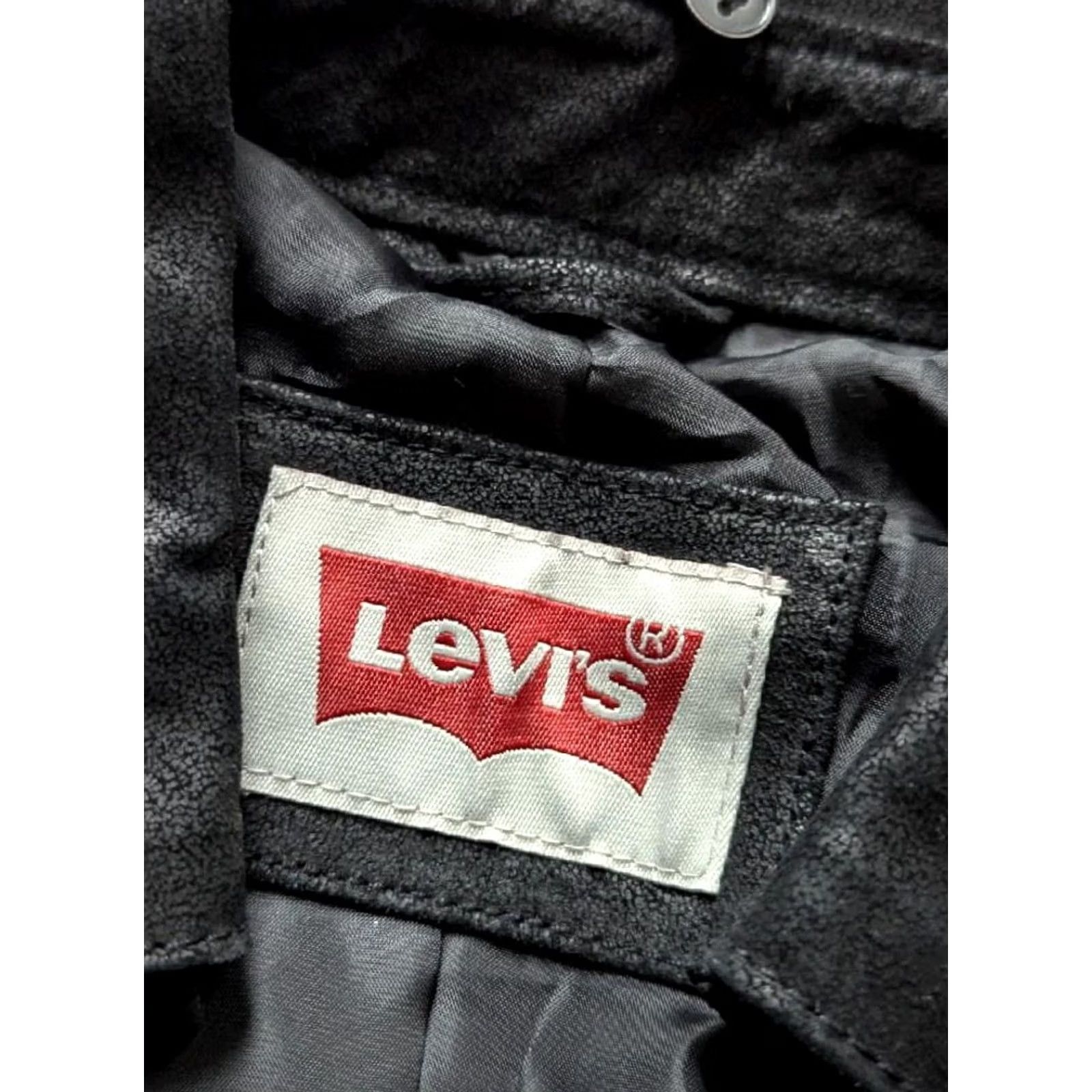 Levi's VINTAGE Levi's BIKER motorcycle jacket XS Women Leather Black Zip Jacket XS Women Leather Black BIKER 90s Size XS / US 0-2 / IT 36-38 - 4 Thumbnail