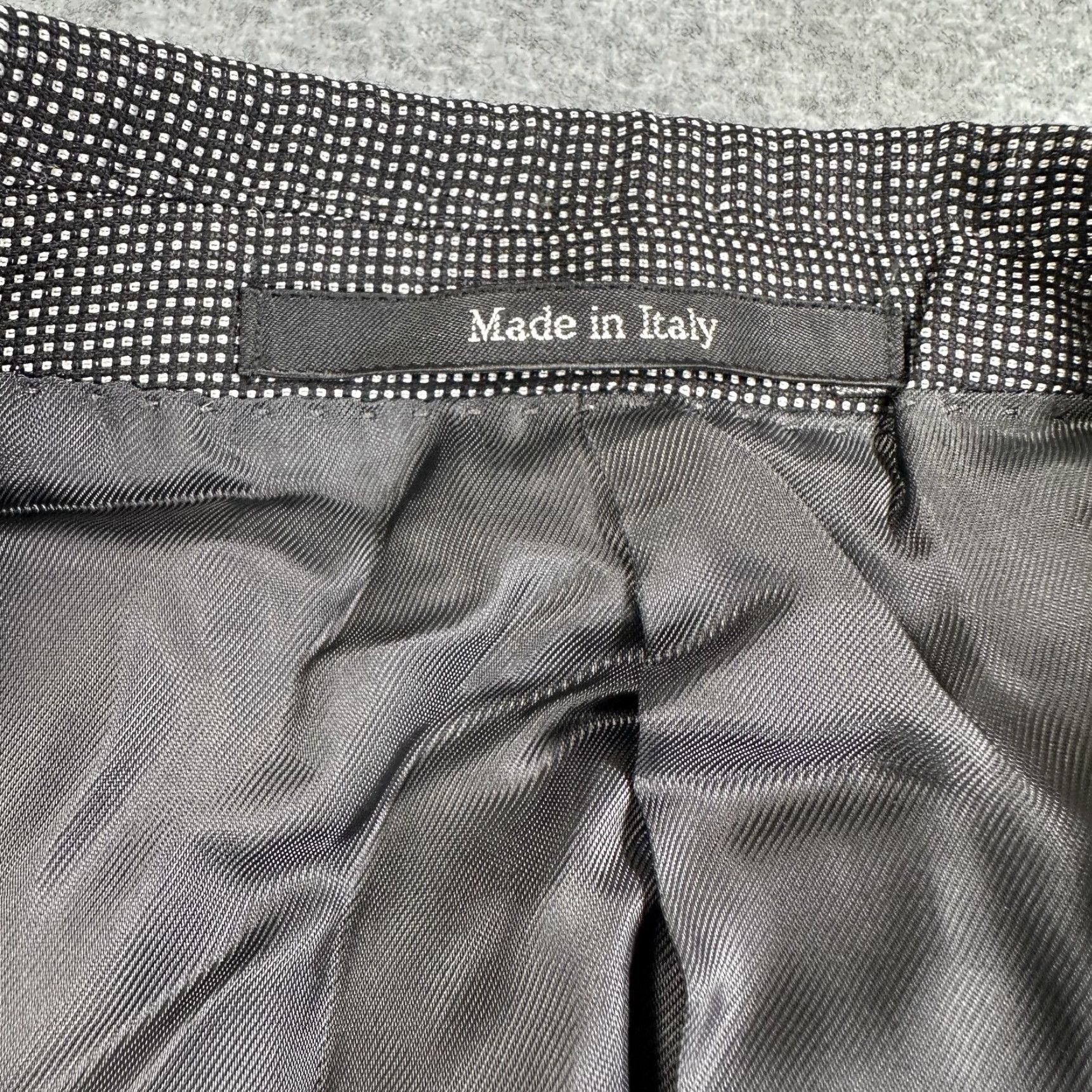 Ermenegildo Zegna Ermenegildo Zegna Blazer Sport Coat Mens 42 Gray Check Wool Silk Two Button Size 42R - 3 Thumbnail