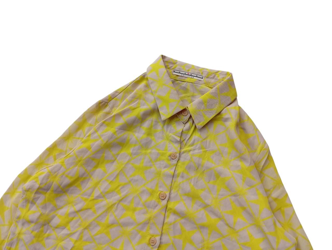 Japanese Brand Coiincos star sheer button shirt Size M / US 6-8 / IT 42-44 - 2 Thumbnail