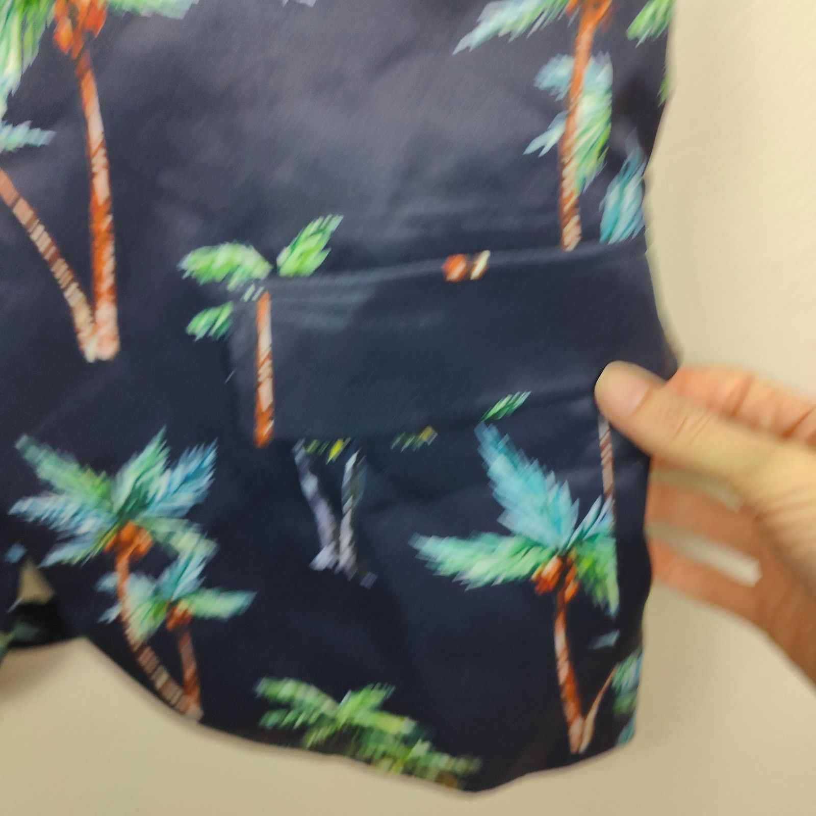 Other Mage Male Short Sleeve Jacket Mens Small Blue Tropical Size US S / EU 44-46 / 1 - 3 Thumbnail
