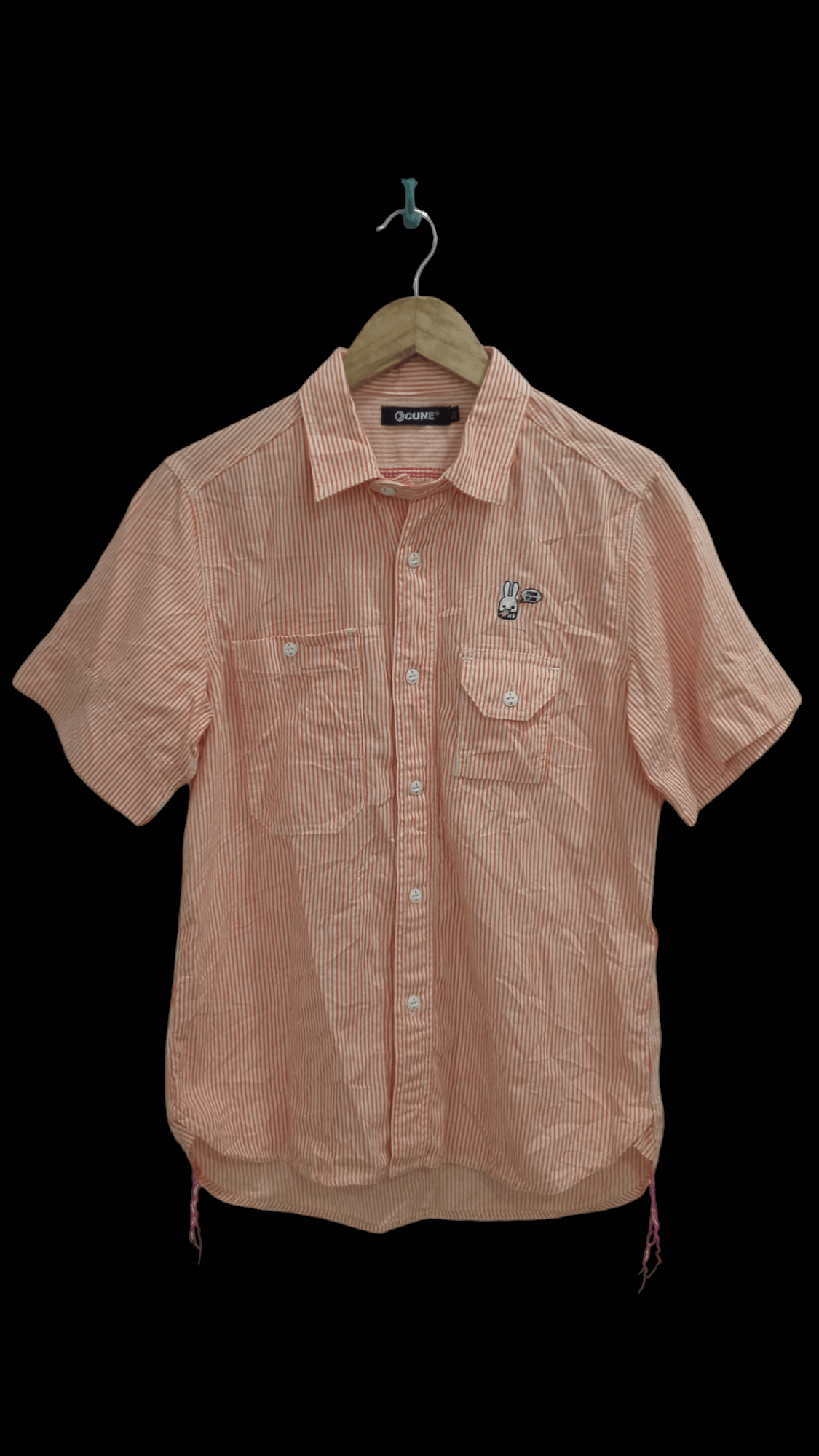 Japanese Brand × Vintage 🔥🔥Vintage Style Cune Striped Shirt Size US M / EU 48-50 / 2 - 1 Thumbnail