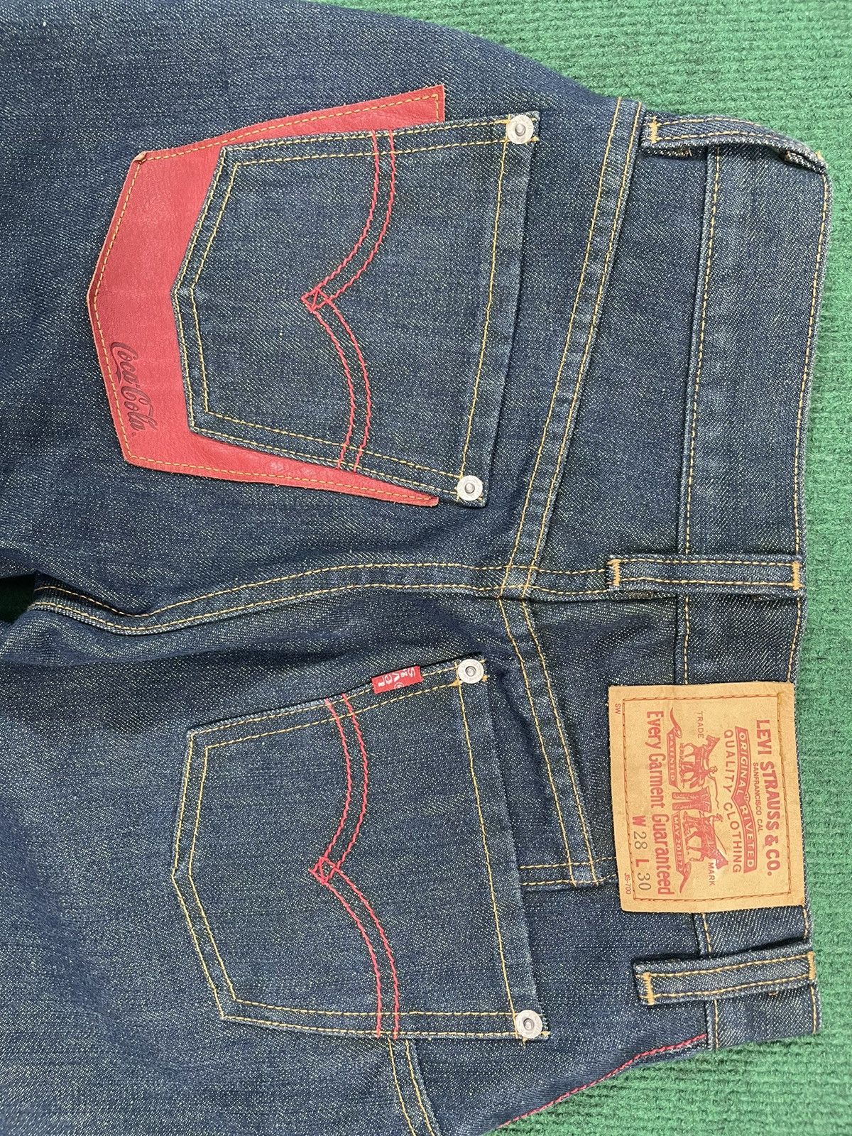 Levi's Vintage Levis x Coca Cola Jeans Size US 26 / EU 42 - 7 Thumbnail