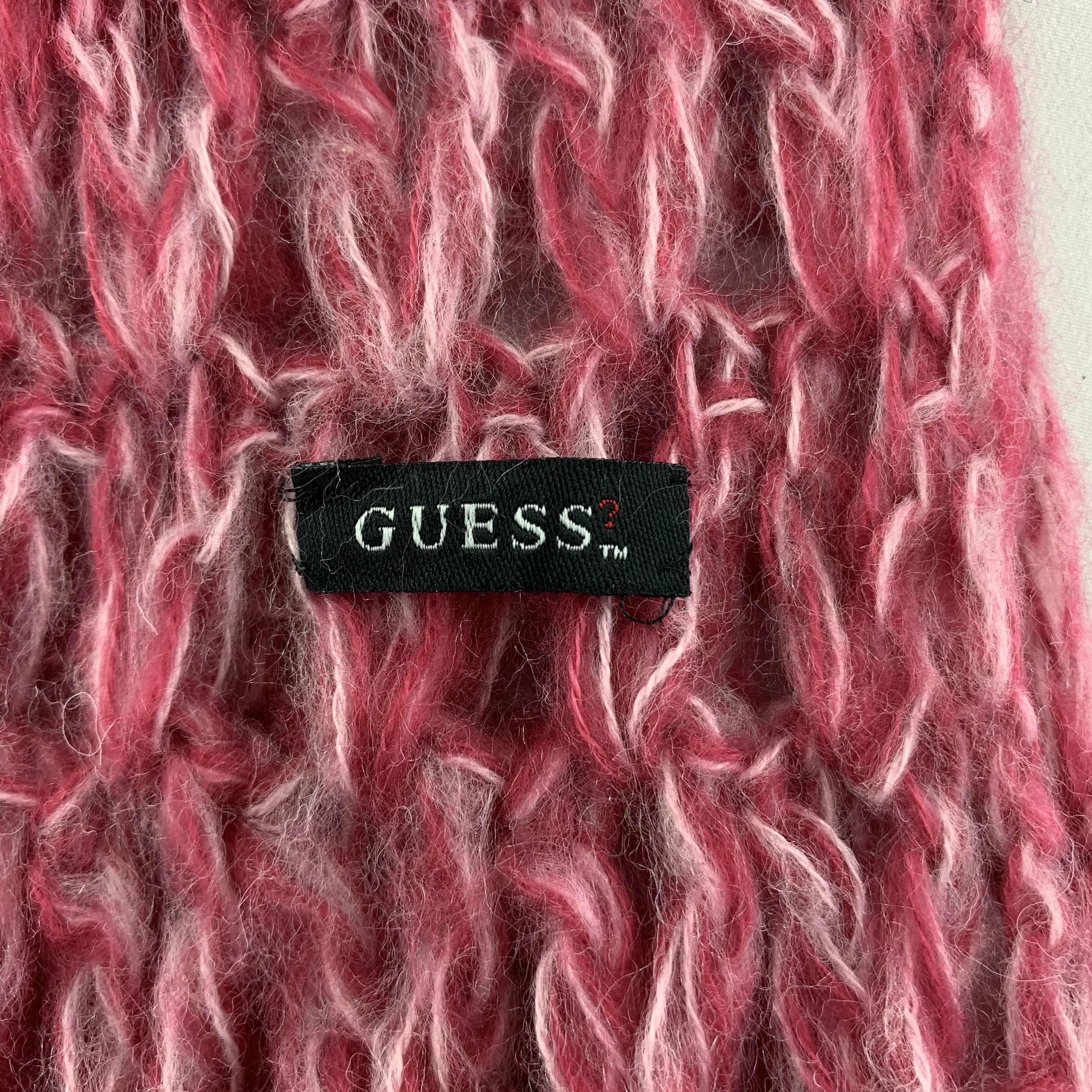 Guess Guess Knit Scarf Wool Muffler Neck Wrap BL4018 Size ONE SIZE - 4 Thumbnail