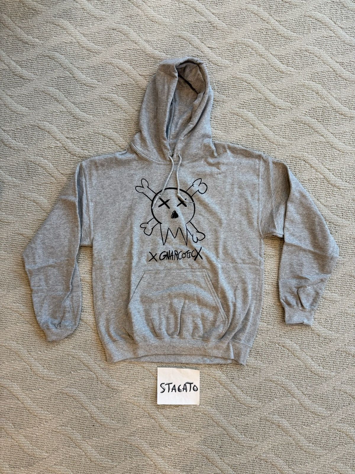 Gnarcotic Gnarcotic Lil Gnar Skull Hoodie Grey Medium Size US M / EU 48-50 / 2 - 1 Thumbnail