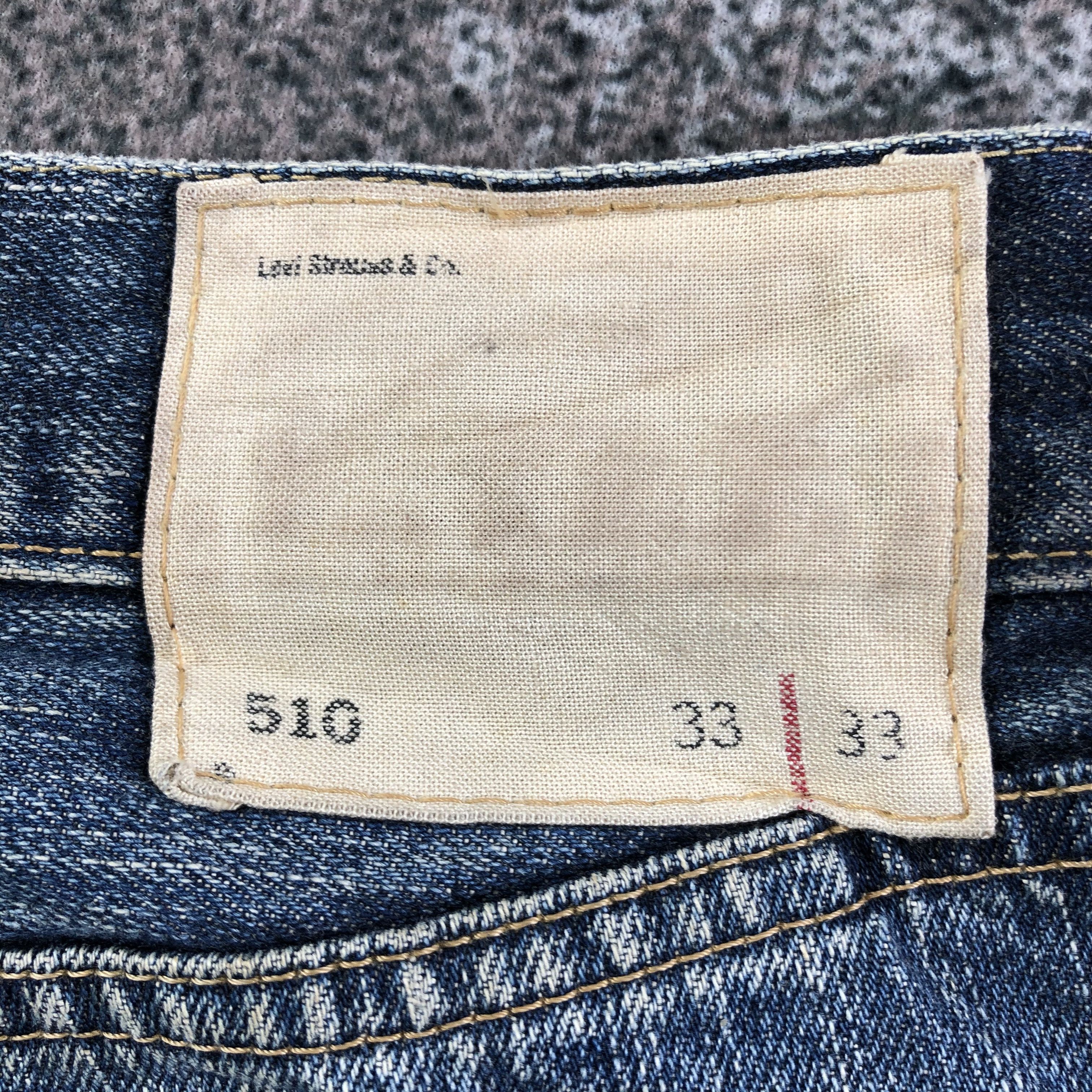 Levi's Vintage Levis 510 Jeans Rusty Distressed Denim KJ1691 Size US 32 / EU 48 - 5 Thumbnail