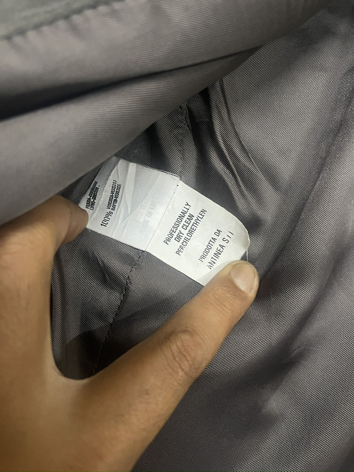 Emporio Armani Emporio Armani velvet jacket with a mandarin collar n button Size L / US 10 / IT 46 - 11 Thumbnail
