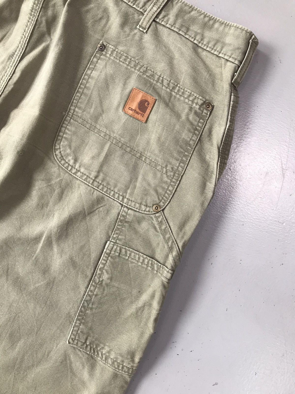 Carhartt × Vintage Vintage Carhartt B195 ARG double knee carpenter denim Size US 40 / EU 56 - 12 Thumbnail